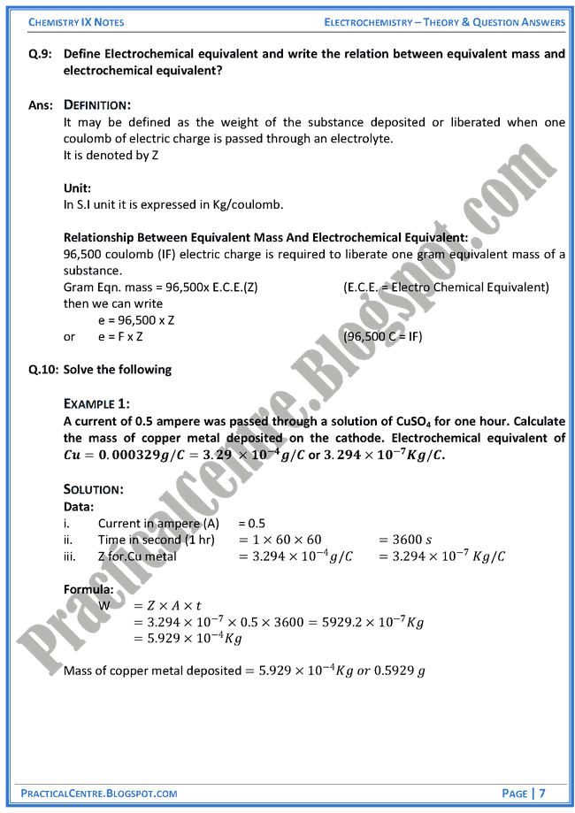 electrochemistry-theory-and-question-answers-chemistry-ix