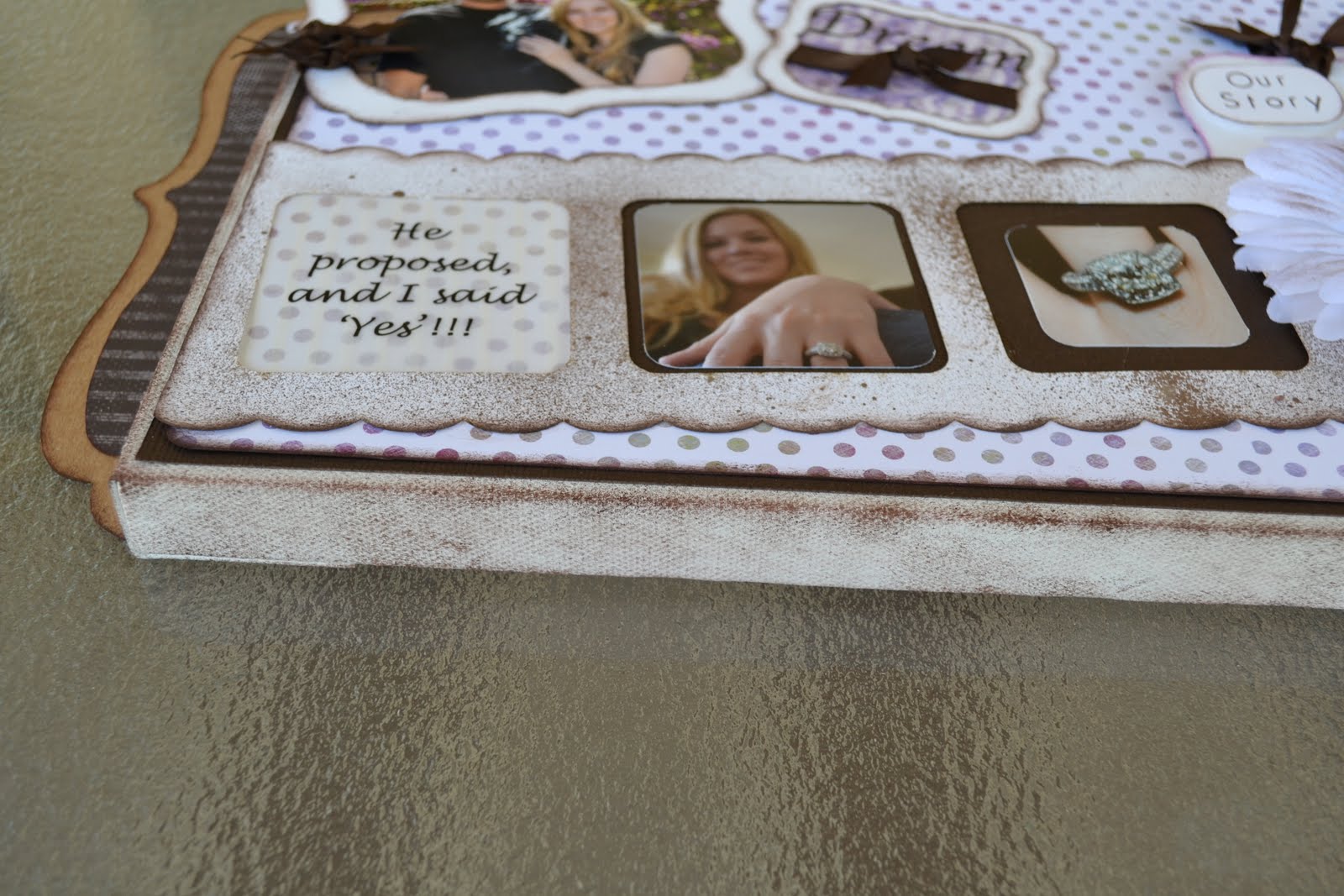 Scrapaholic Engagement Canvas