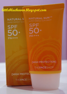 the face shop, natural sunblock