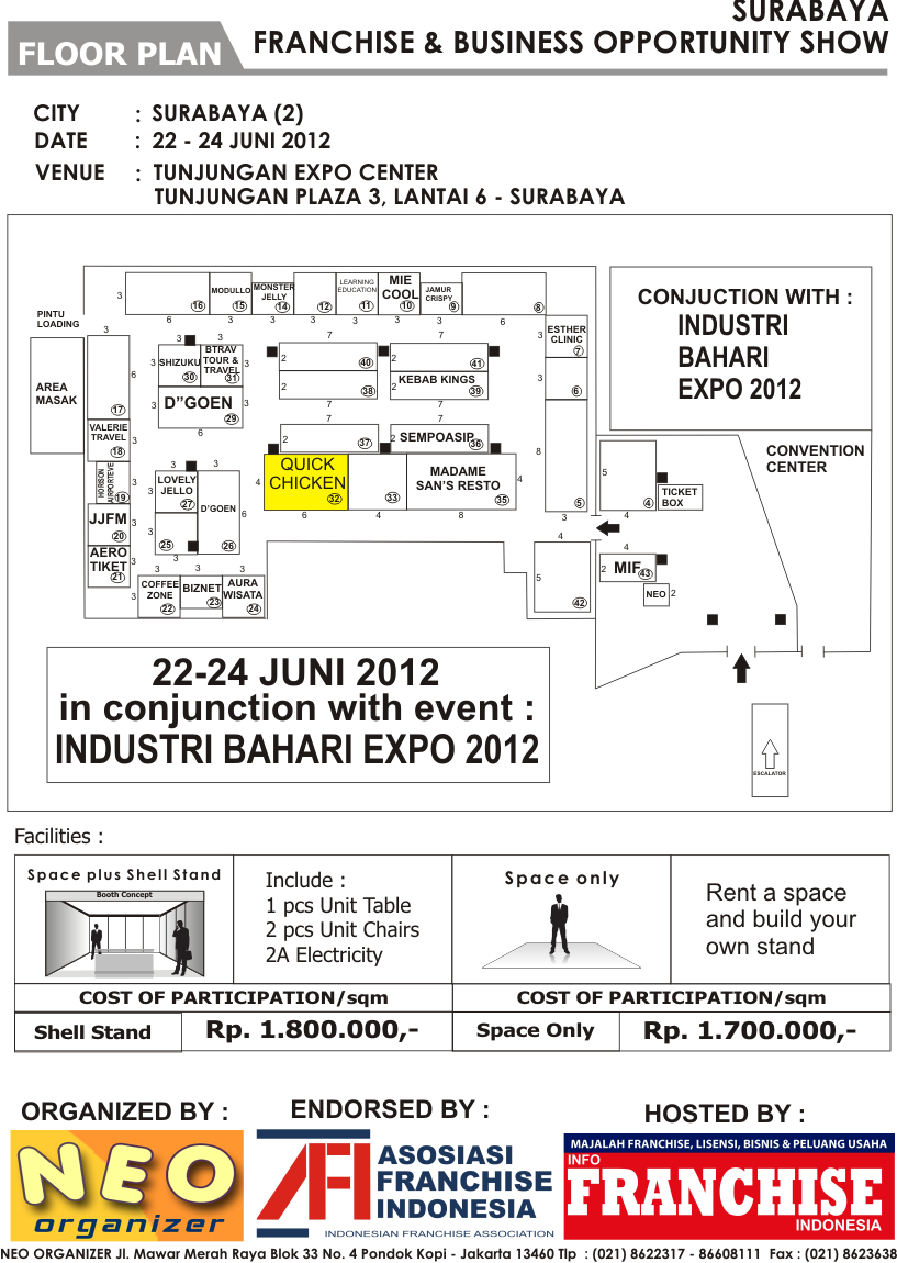 SURABAYA FRANCHISE & BUSINESS OPPORTUNITY SHOW 2012 SURABAYA FRANCHISE & BUSINESS OPPORTUNITY SHOW 2012