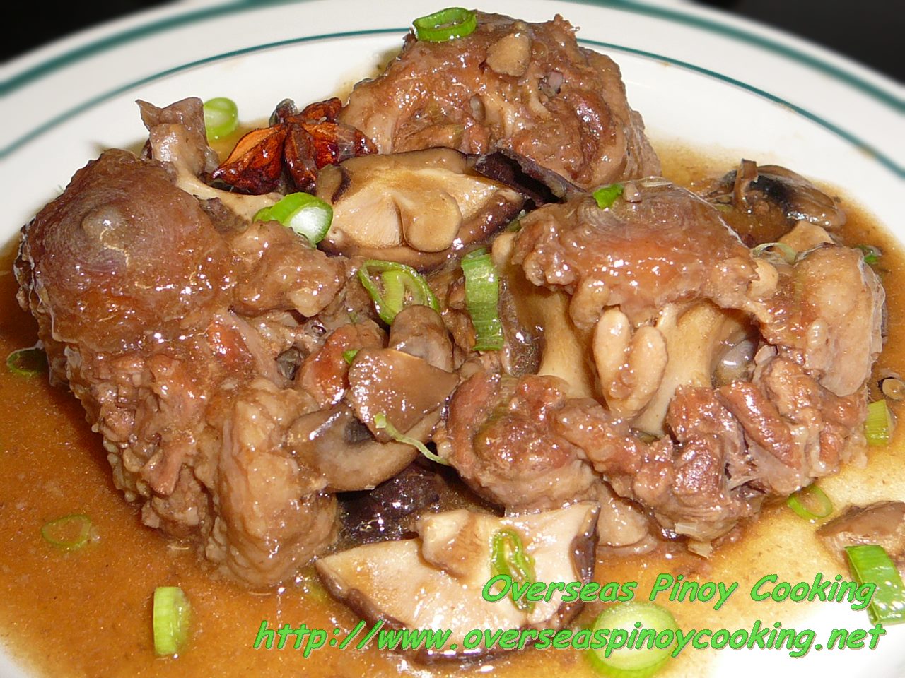 Oxtail with Mushroom and Oyster Sauce Filipino Recipe