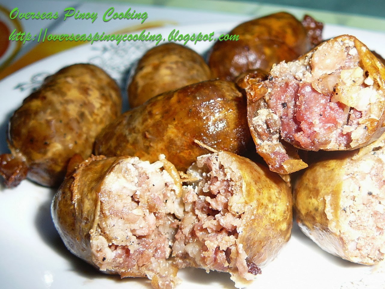 Overseas Pinoy Cooking Vigan Longganisa, Homemade Skinless Longganisa
