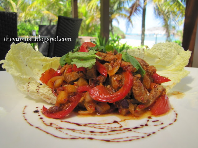 Thai Beef Salad Tanjong Jara beach resort, YTL