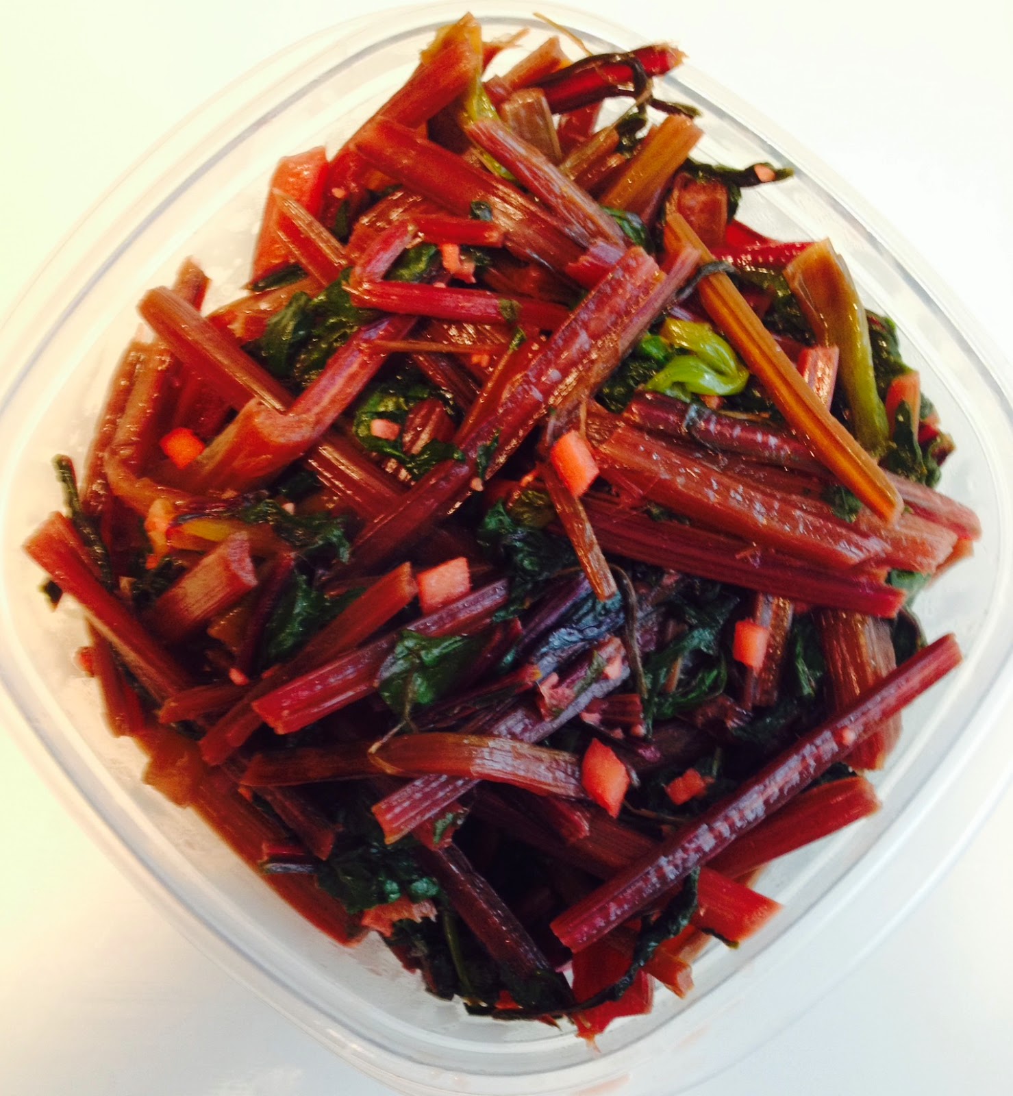 Food Newsy From Suzie! ON THE LIGHTER SIDE Asian Beet Greens StirFry