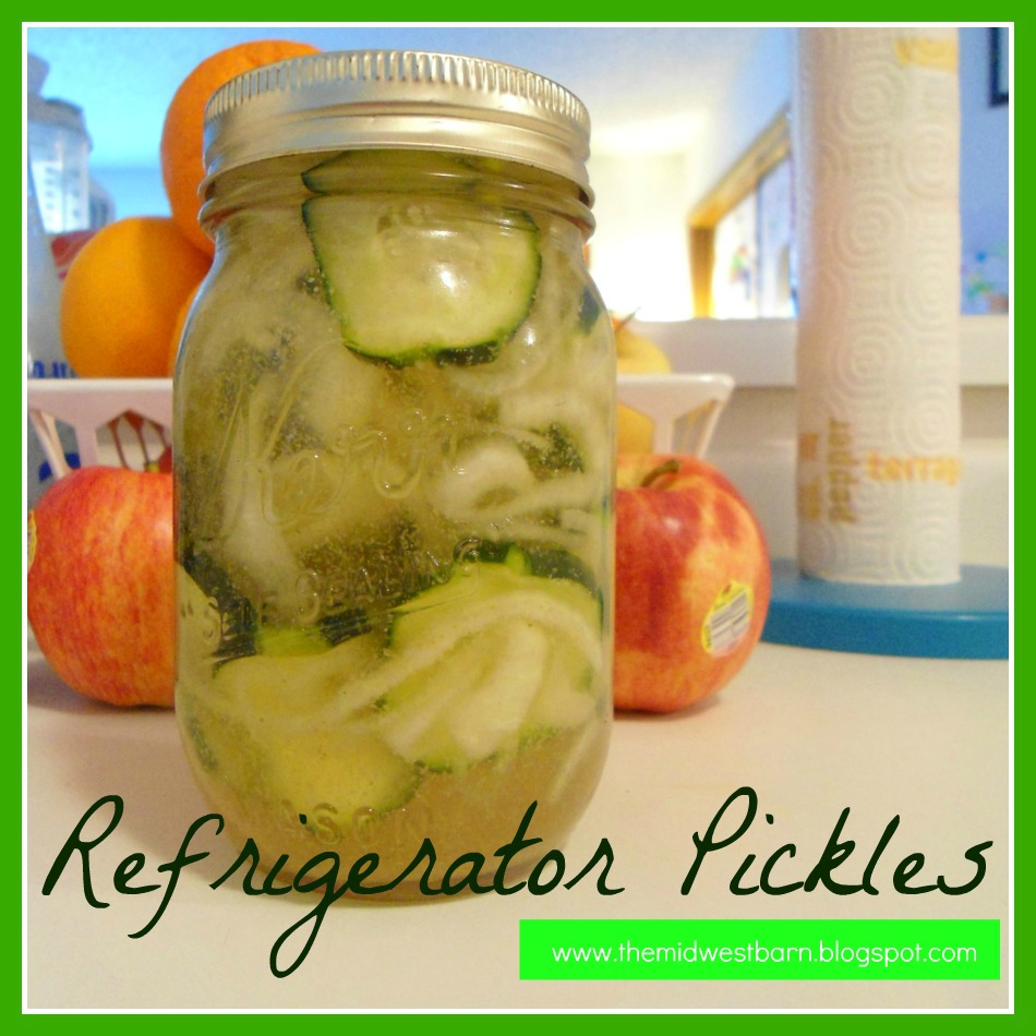 The Midwest Barn Grandma's Refrigerator Pickles
