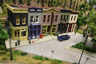 Typical weekend downtown scene