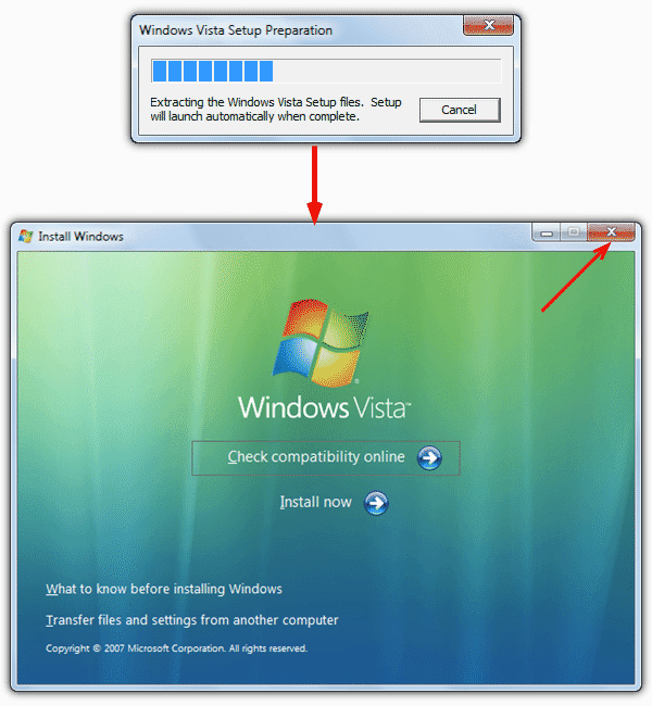 Free Vista Windows Xp
