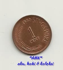 1 CENT - SINGAPORE 1980