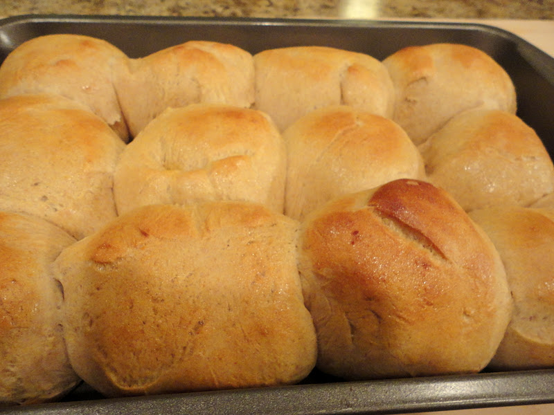 Keeping up with the Kitchen Mom Bread Machine Wheat Rolls