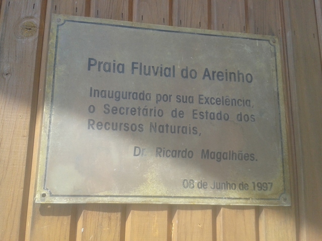 Data Inauguração Praia Fluvial Areinho