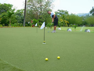 design and construction of putting green with artificial grass