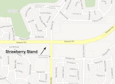 menifee strawberry stand map