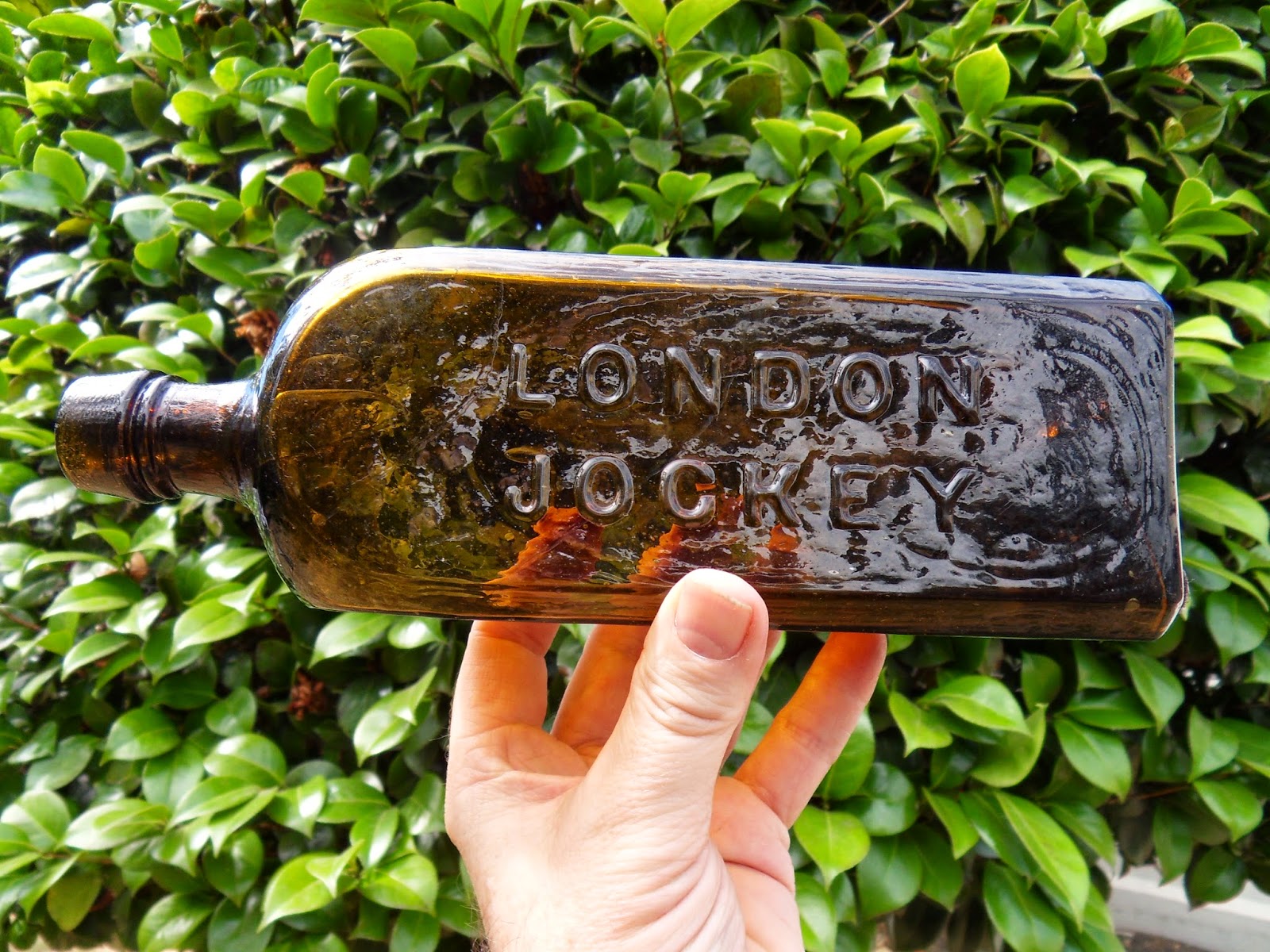 Western Bottle News Transposed London Jockey Club Huose Gin Bottle