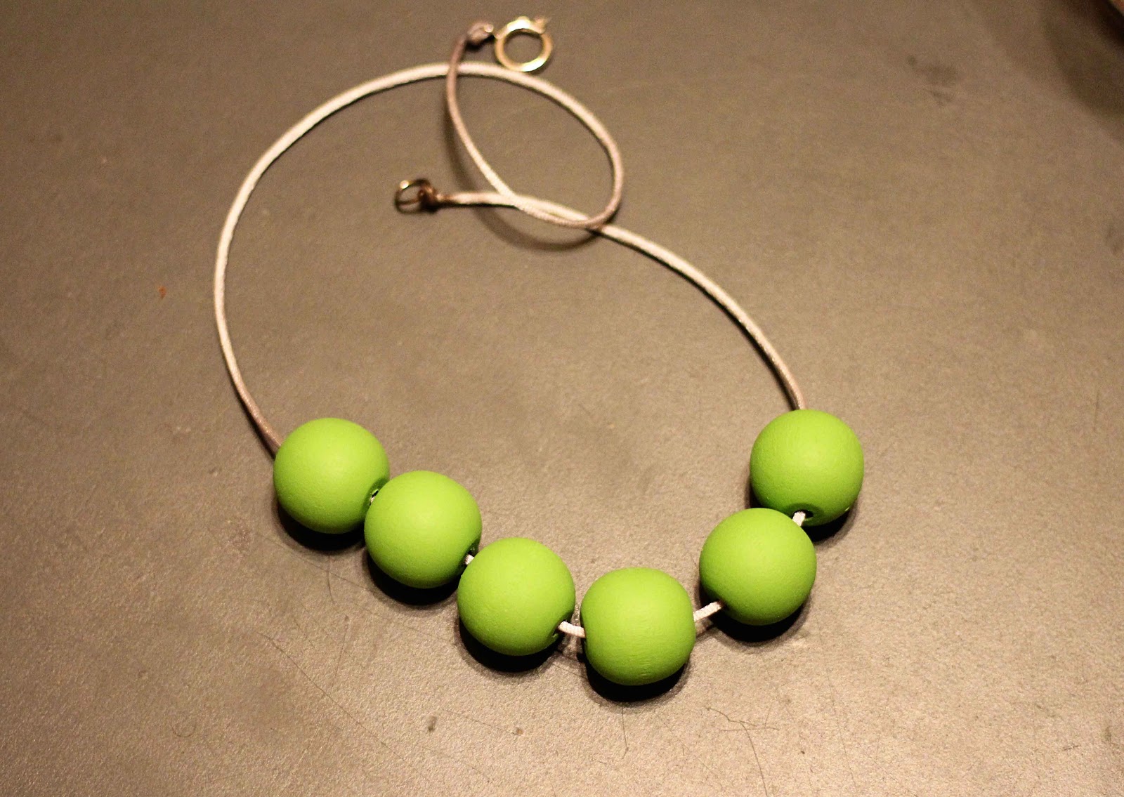 Easy Beaded Necklace DIY The Cream to My Coffee