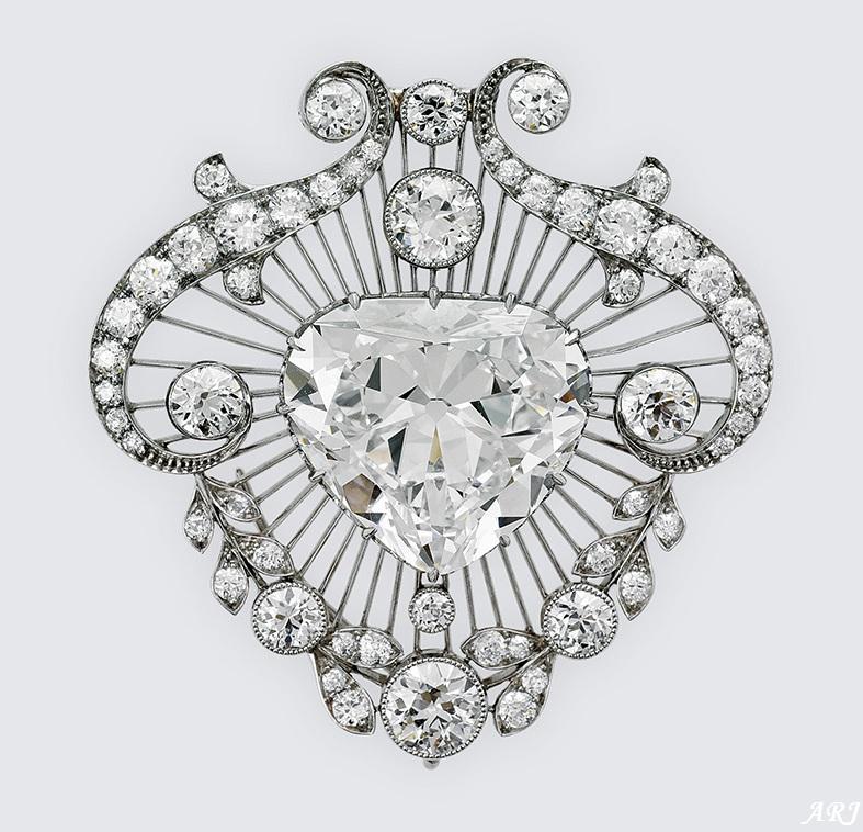 Artemisia&#39;s Royal Jewels: British Royal Jewels: Cullinan V Brooch (The Heart -Shaped Diamond)