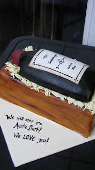 Wine crate & bottle cake