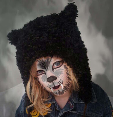 Werewolf hat, Knitted werewolf hat, Werewolf Hat Pattern