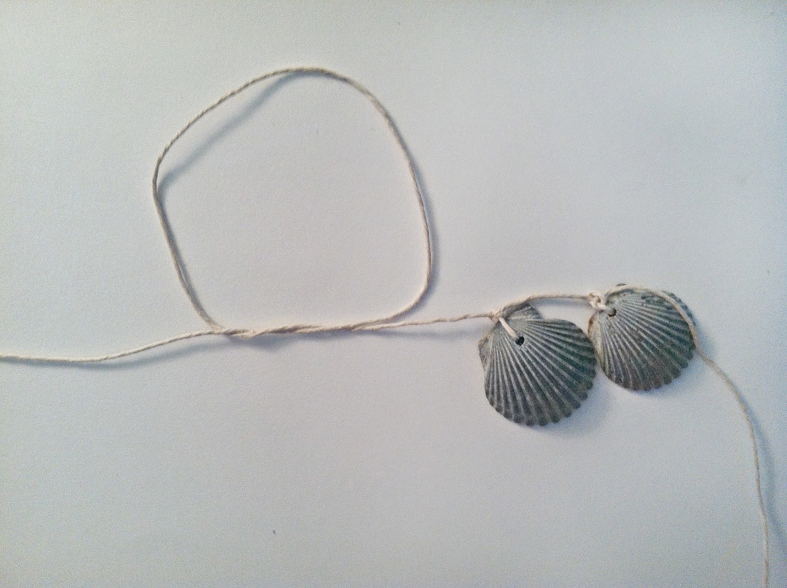 Teacup Monster DIY Seashell Garland