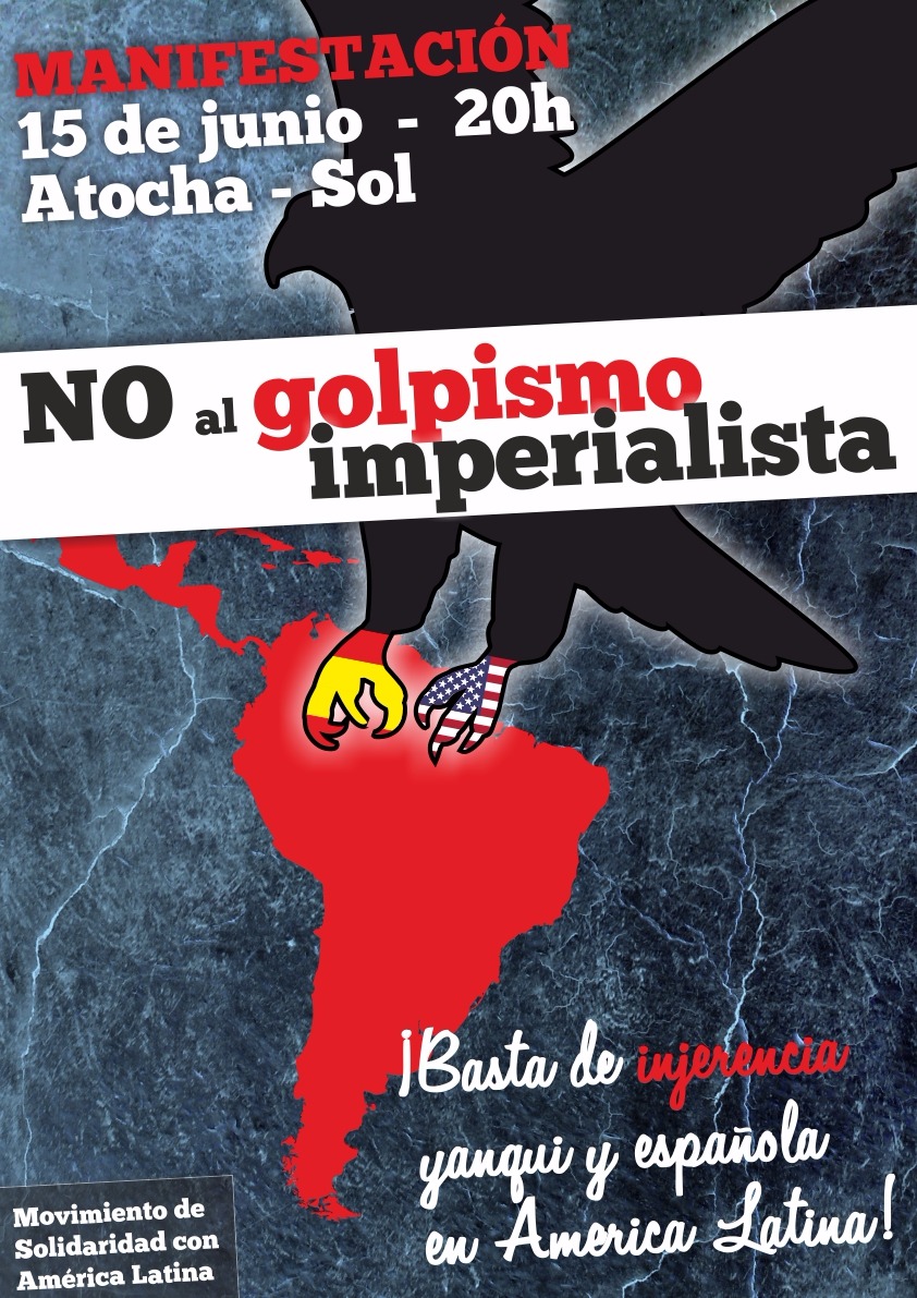 15 junio Manifestación Anti Imperialista
