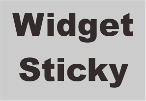 Widget Sticky