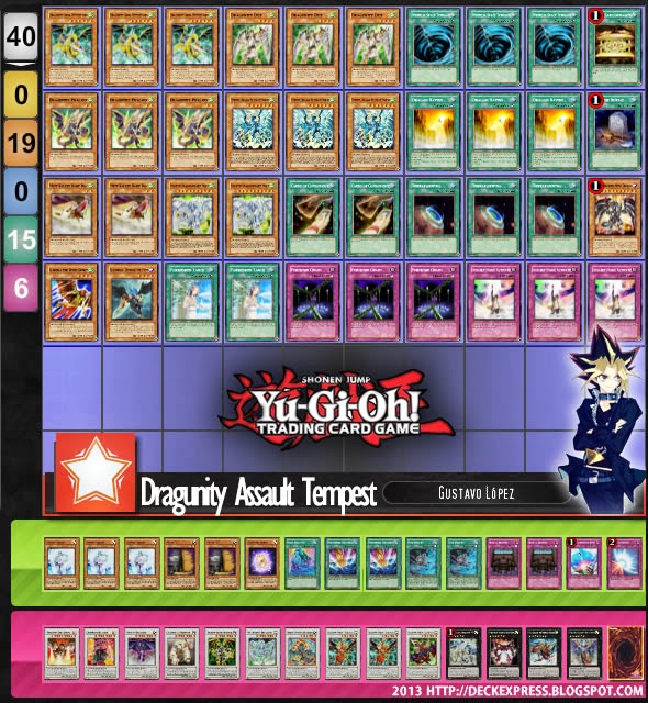 [Deck] [WCQ] Regional de México (Veracruz), Top 2, Dragunity Assault Tempest, Gustavo López