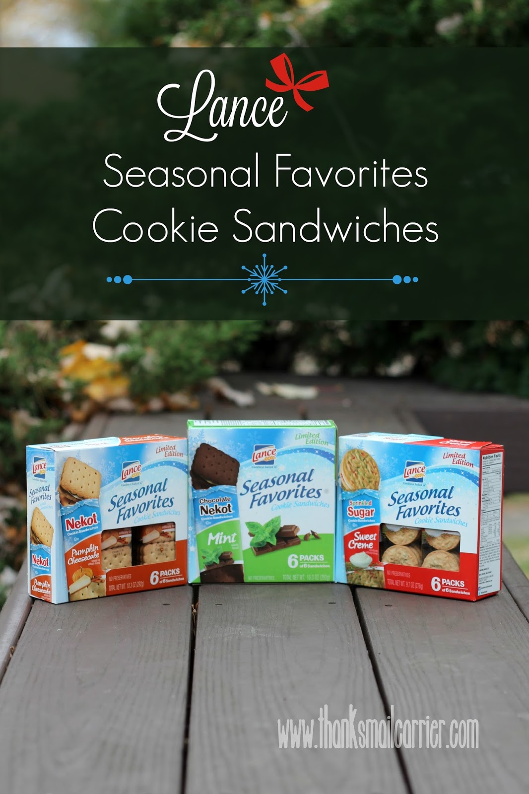 Lance Seasonal Favorites Cookie Sandwiches