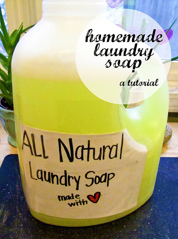 Alexandra Rose Homemade laundry soap {ecofriendly & cheap!}