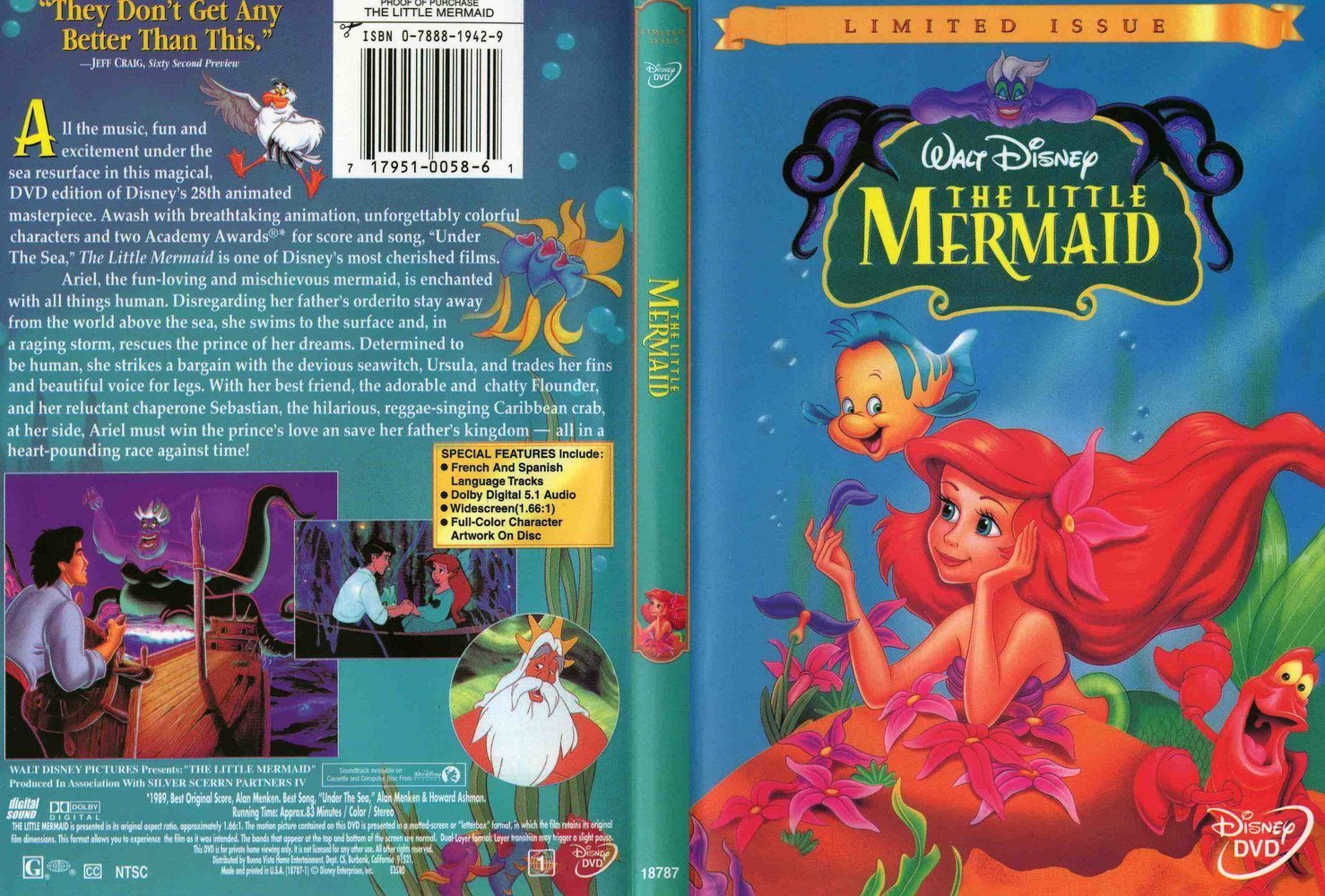 Innocent girl in The Little Mermaid