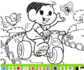 Jogo de pintar a Monica Jogo de pintar