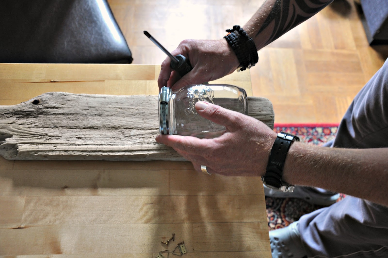 My life perfectly imperfect From pin to reality Mason jar votive holder