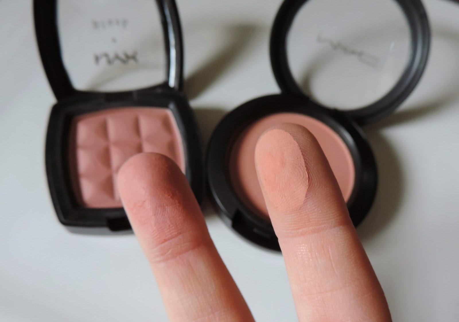 Simple Charm Beauty MAC Melba Powder Blush + Dupe?