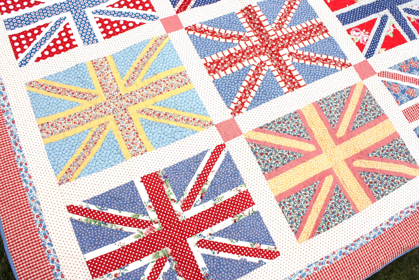 Union Jack Quilt Pattern