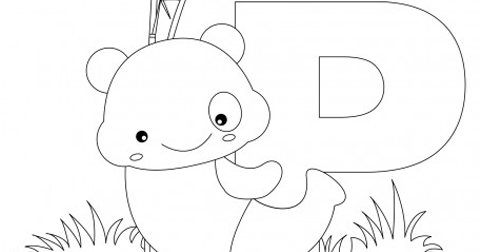 A Coloring - Free Printable Alphabet Coloring Pages: Letter P Coloring Page