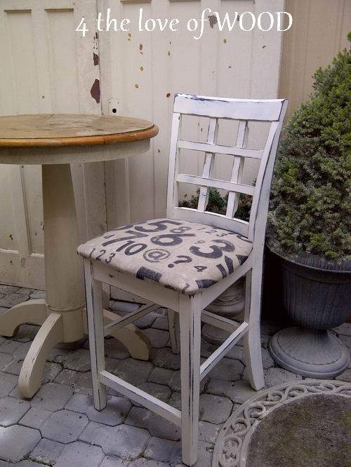 4 the love of wood HOW TO PAINT BAR STOOLS farmhouse white kitchen decor