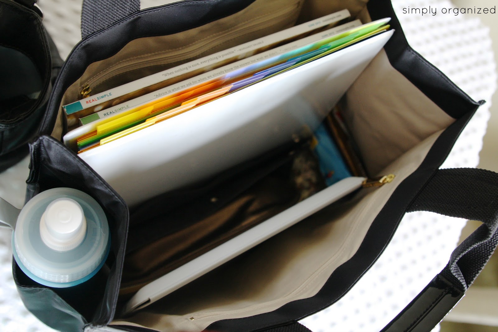 Organized Travel Carry On Bag Simply Oh You May Notice That Binder Would Be My Moving Normally This Not In Tote Bag But Since I M Heading To The New House
