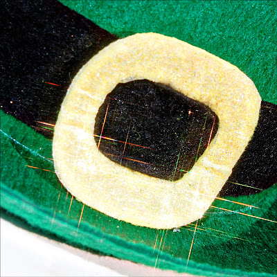 A Wee Bit Irish Buckle @NotJustPaperGlu Irish, Glitter, Glitz, St. Patty's Day