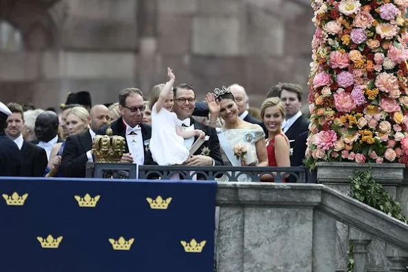 Princess Sofia and Prince Carl Philip hosted by King Carl Gustaf and Queen Silvia at The Royal Palace