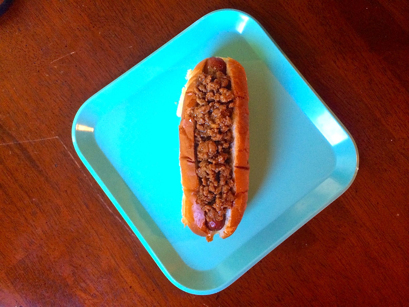 The Nerdy Chef Chili Dogs