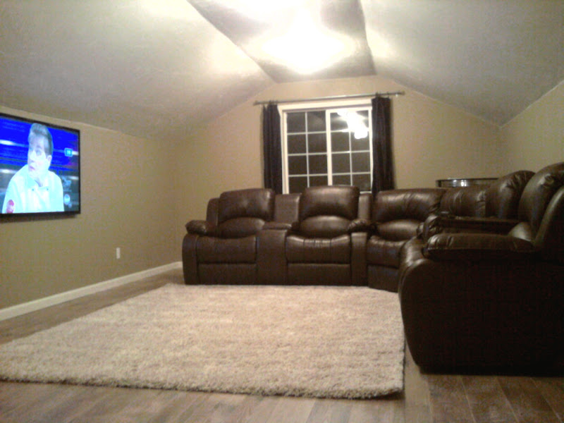 Moss Madness Bonus Room Finished...Movie time!!