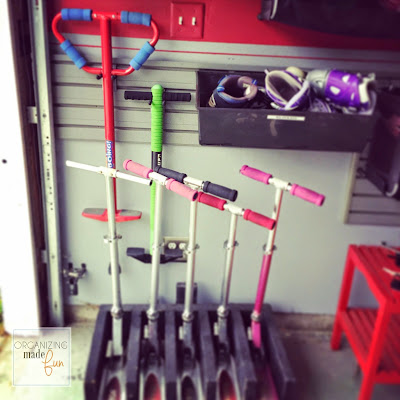 Scooter Stand Organizer :: OrganizingMadeFun.com