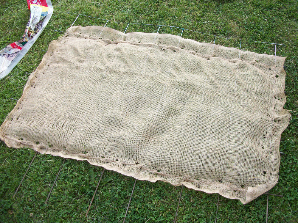 then once folded and setup in the garden that already has the soil prepped you simply add your compost ive read that some folks just use compost with