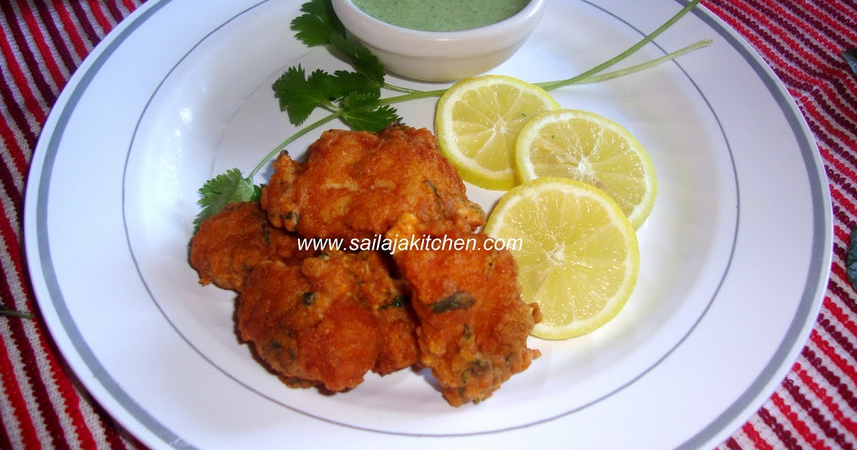 Sailaja Kitchen...A site for all food lovers!: Fish Pakora Recipe