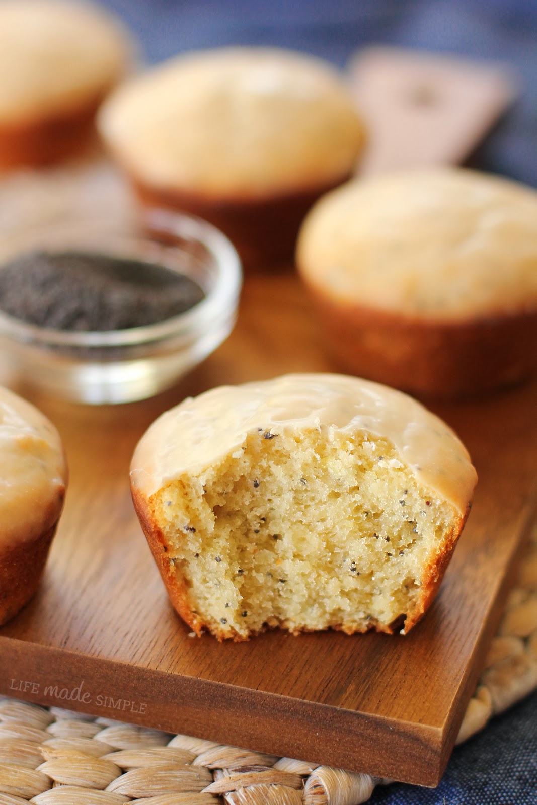 Life Made Simple Lemon Poppy Seed Muffins