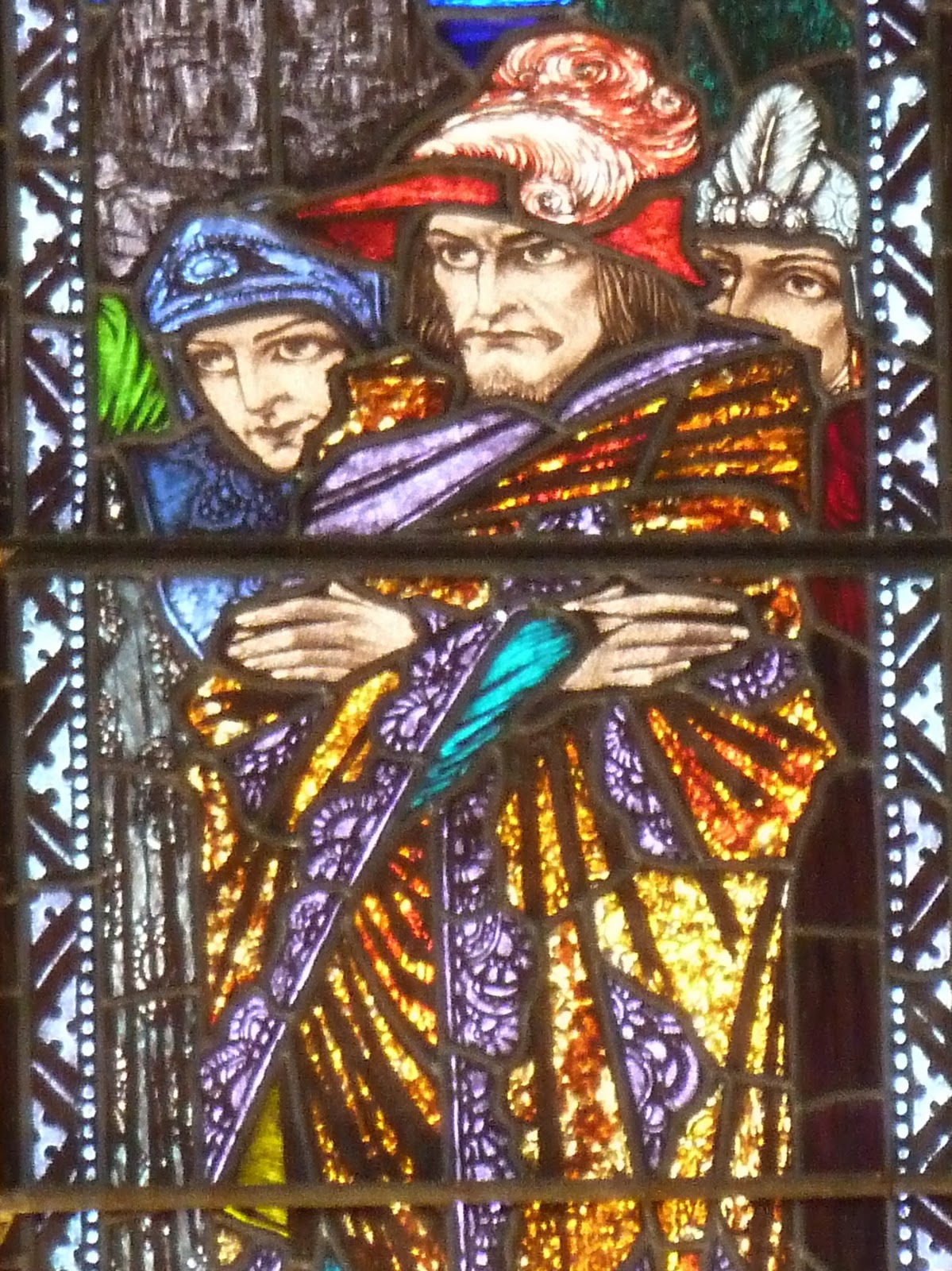 Gooseberries and Walnuts Harry Clarke's stained glass Church of St