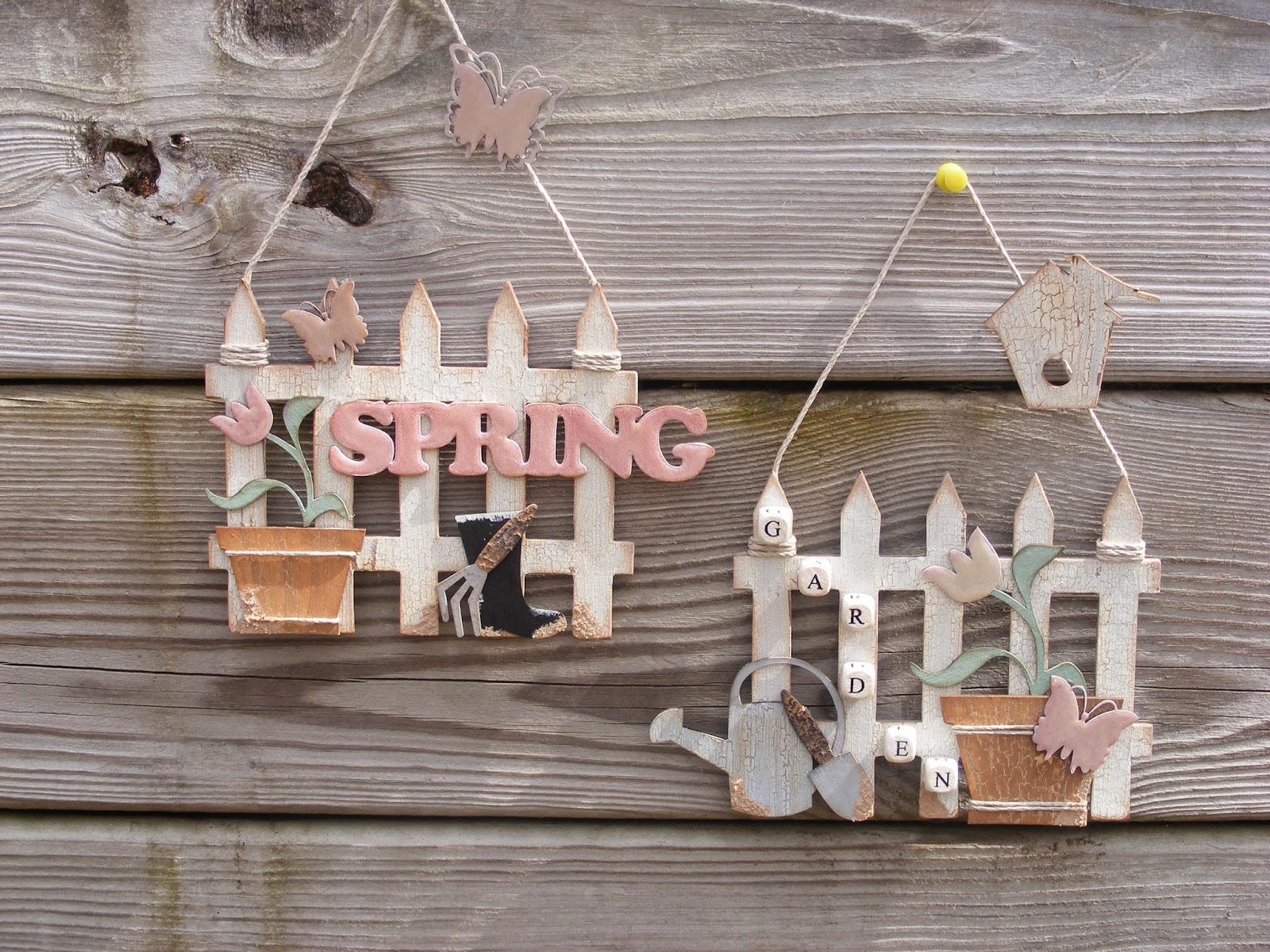 Kreations by Kimber Spring Garden Wall Hanging