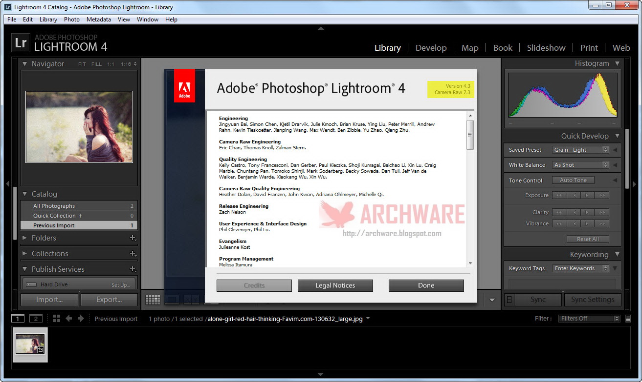 Adobe photoshop lightroom 4 full version with crack