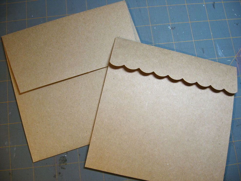 Creative Journey Kraft card with Cricut cuts