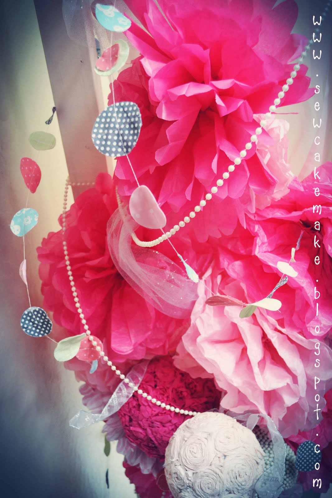 The Sew*er, The Caker, The CopyCat Maker Fabric Party Garland