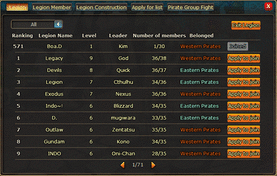 Pockie Pirates Legion Battle
