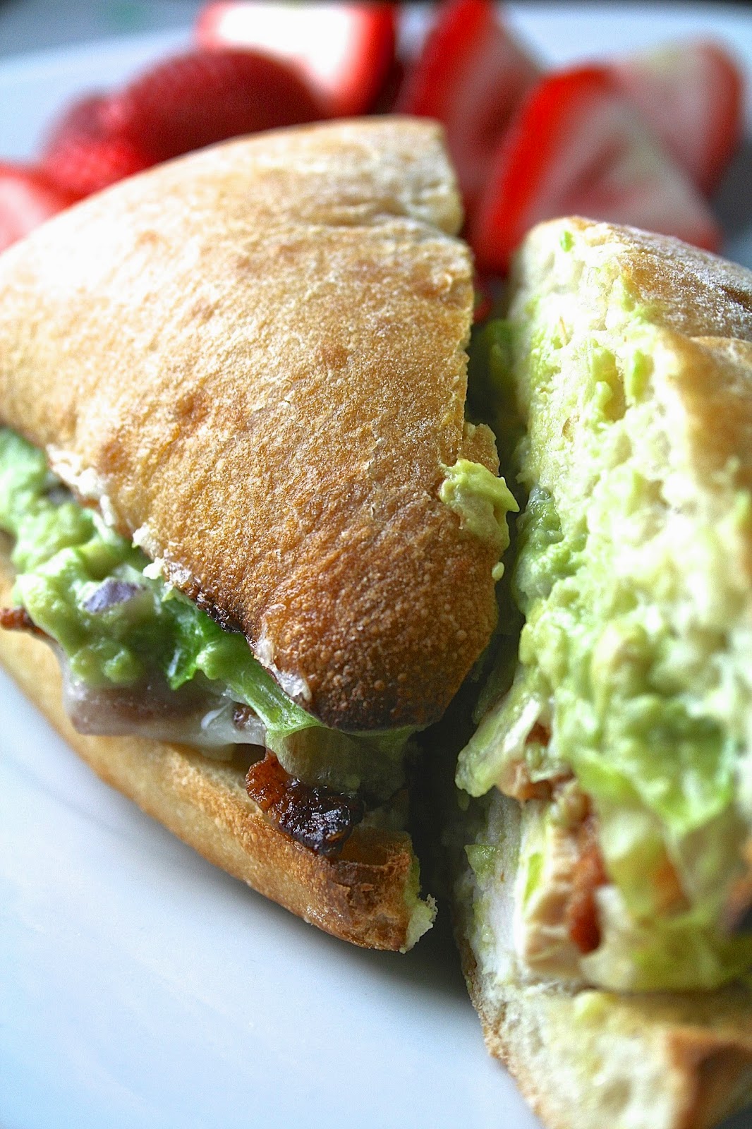 Oregon Transplant Turkey Bacon Guacamole Sandwiches